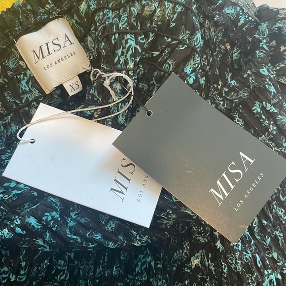 NWT Misa Los Angeles Midi Rashida Dress Size XS - Picture 8 of 9